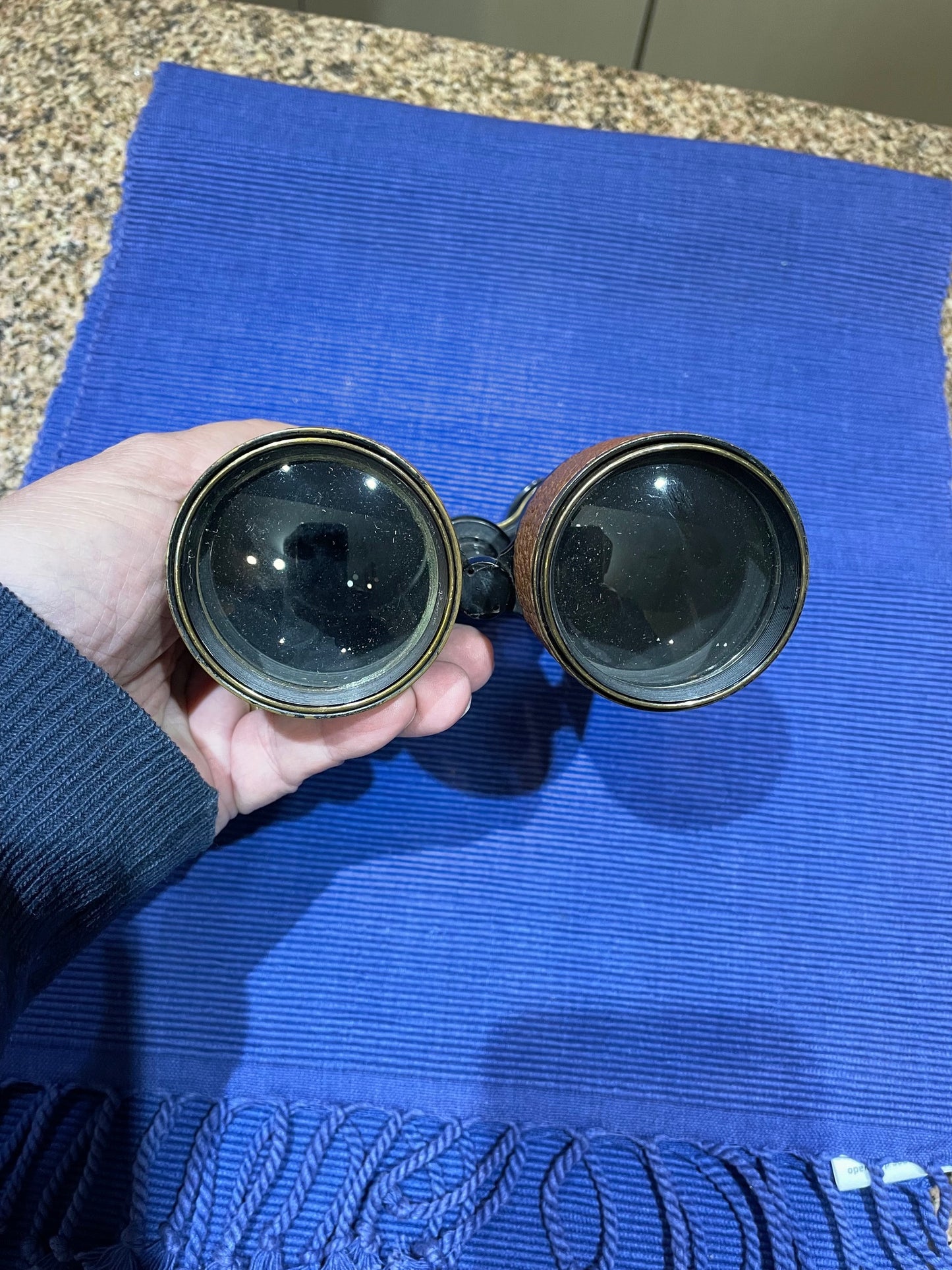 Antiguo Binoculares US Navy Americanos WWI