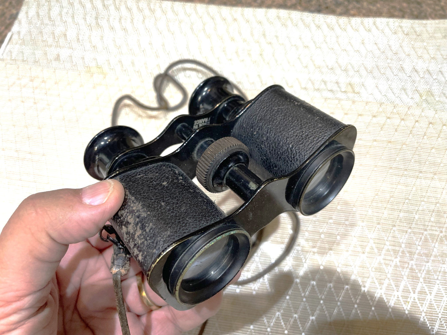 Antiguo Binoculares Marca Prisma, Franceses De La Wwi