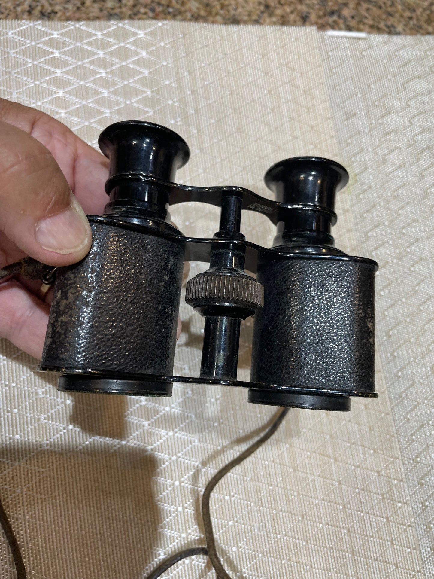 Antiguo Binoculares Marca Prisma, Franceses De La Wwi