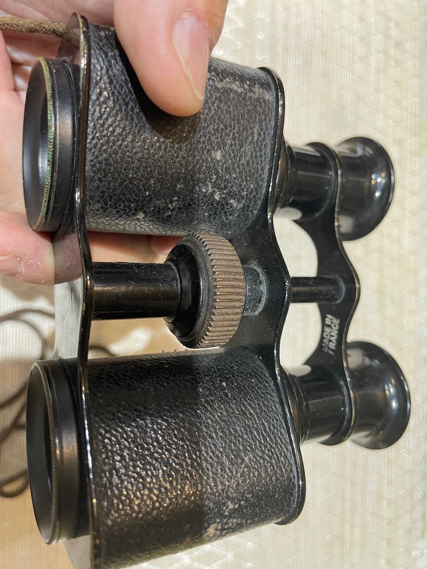 Antiguo Binoculares Marca Prisma, Franceses De La Wwi