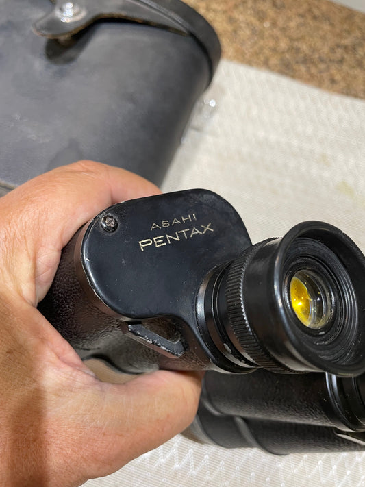 Binoculares Pentax 16x50 Japoneses Con Estuche Duro Negro