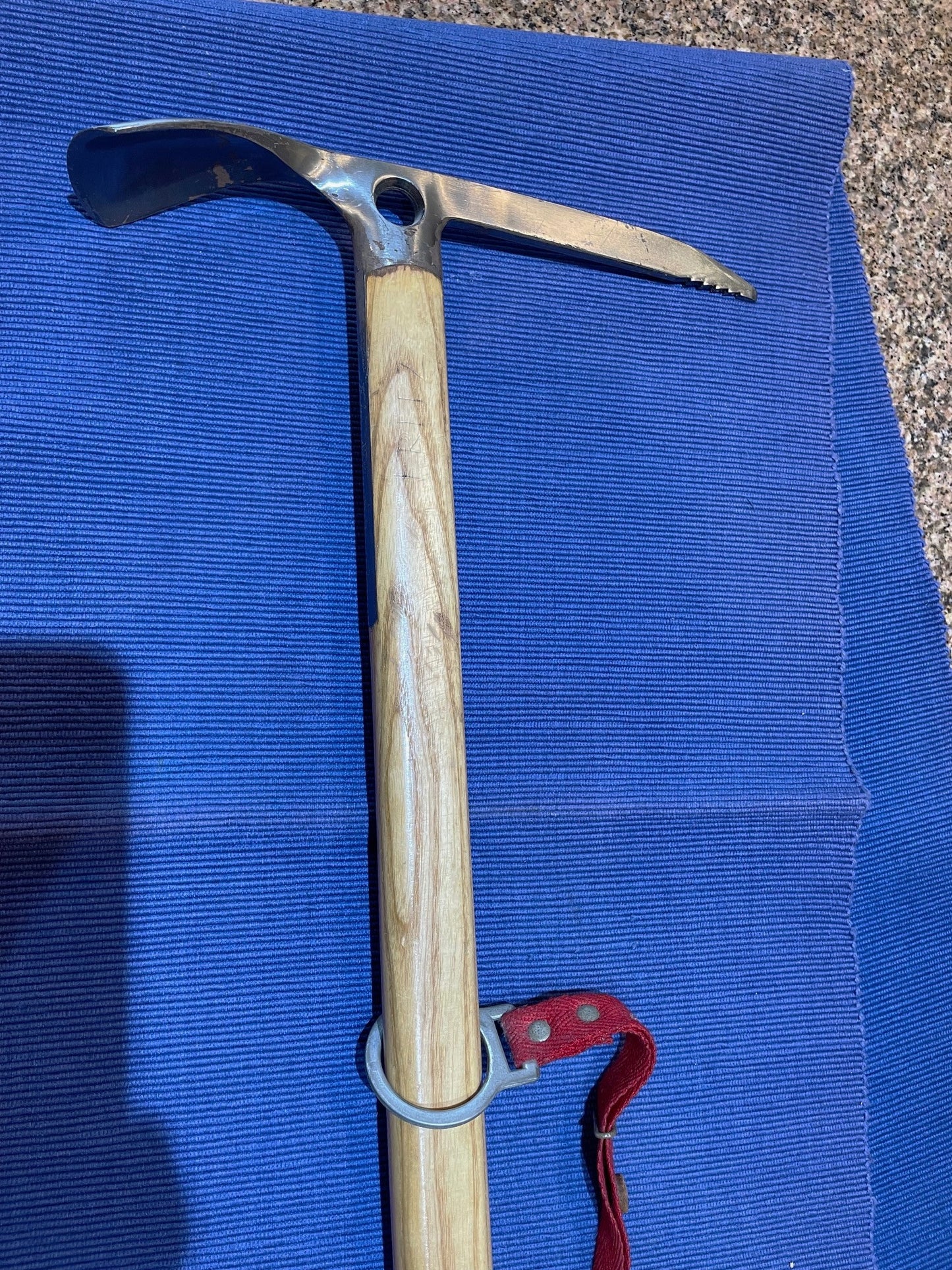 Muy Antiguo Piolet De Marcha De Madera Stubai Austriaco 90 cm