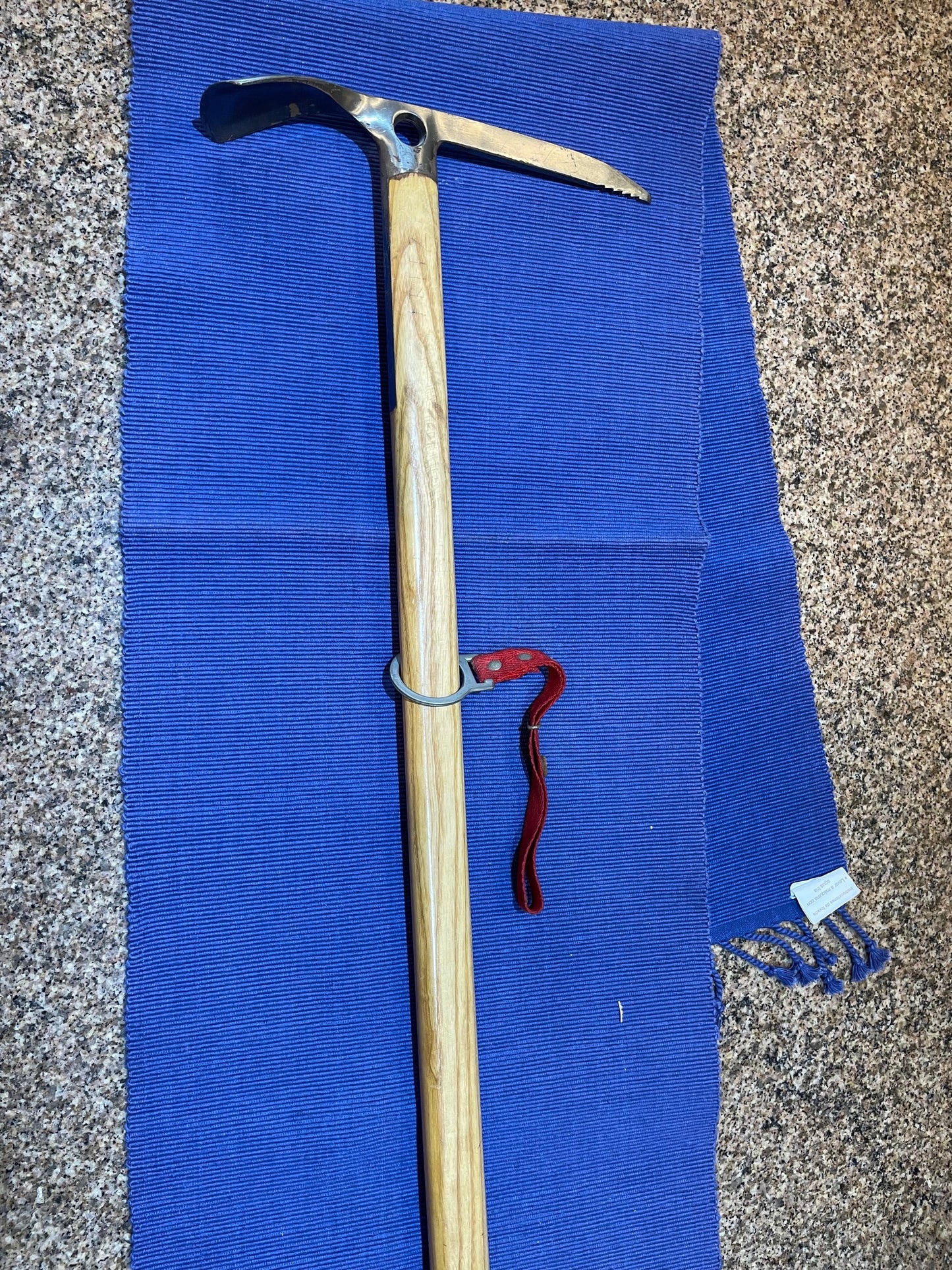 Muy Antiguo Piolet De Marcha De Madera Stubai Austriaco 90 cm