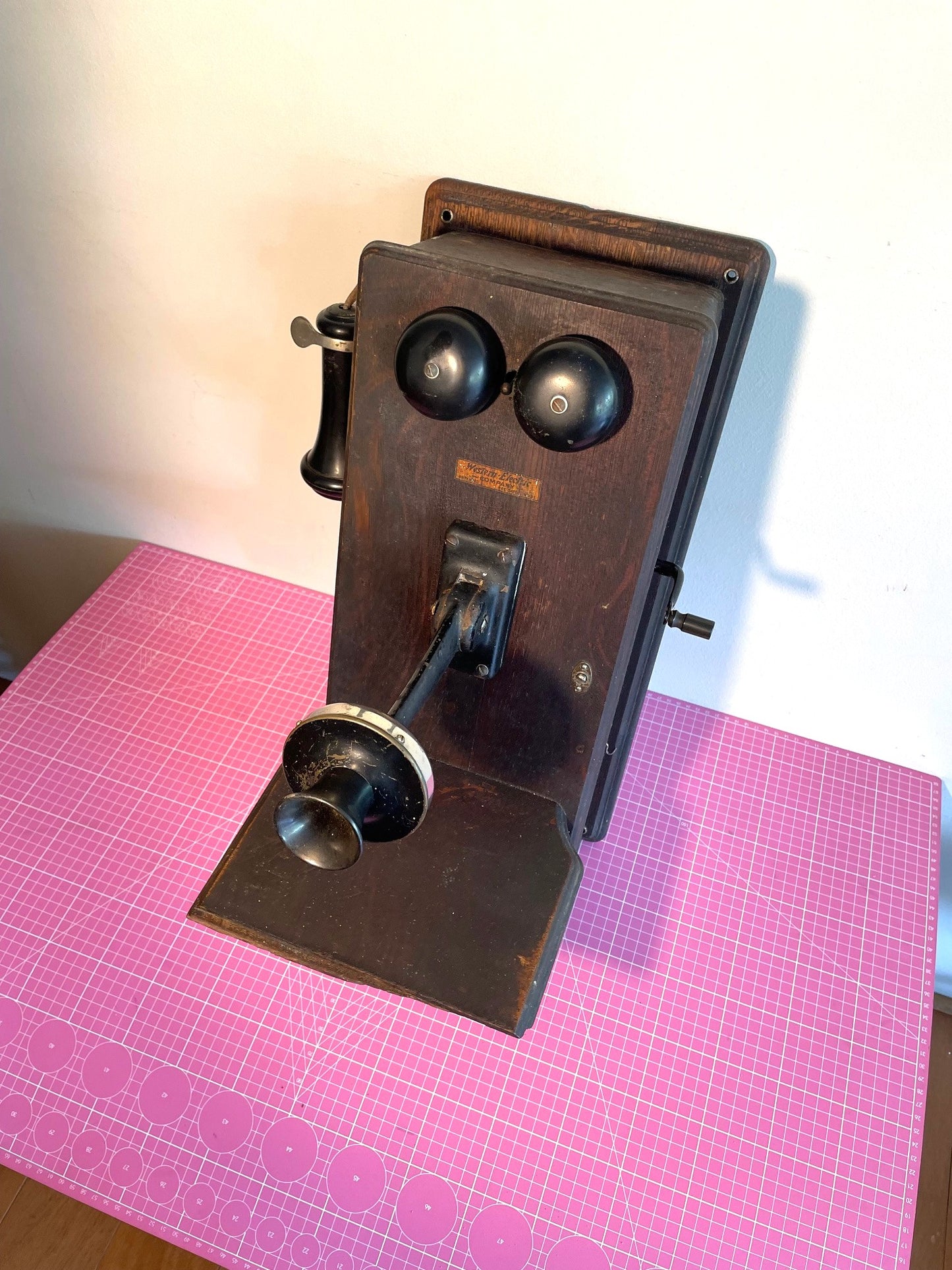 Antiguo Teléfono De Pared Western Electric