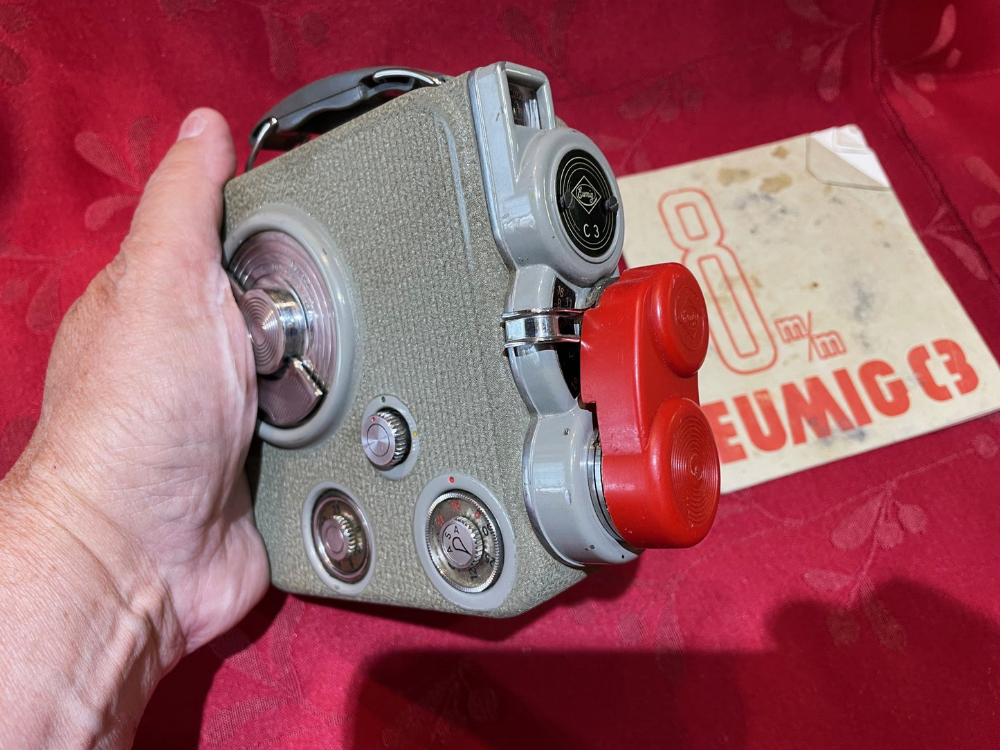 Genial Antigua Cámara Filmadora 8mm Eumig C3 Muy Rara