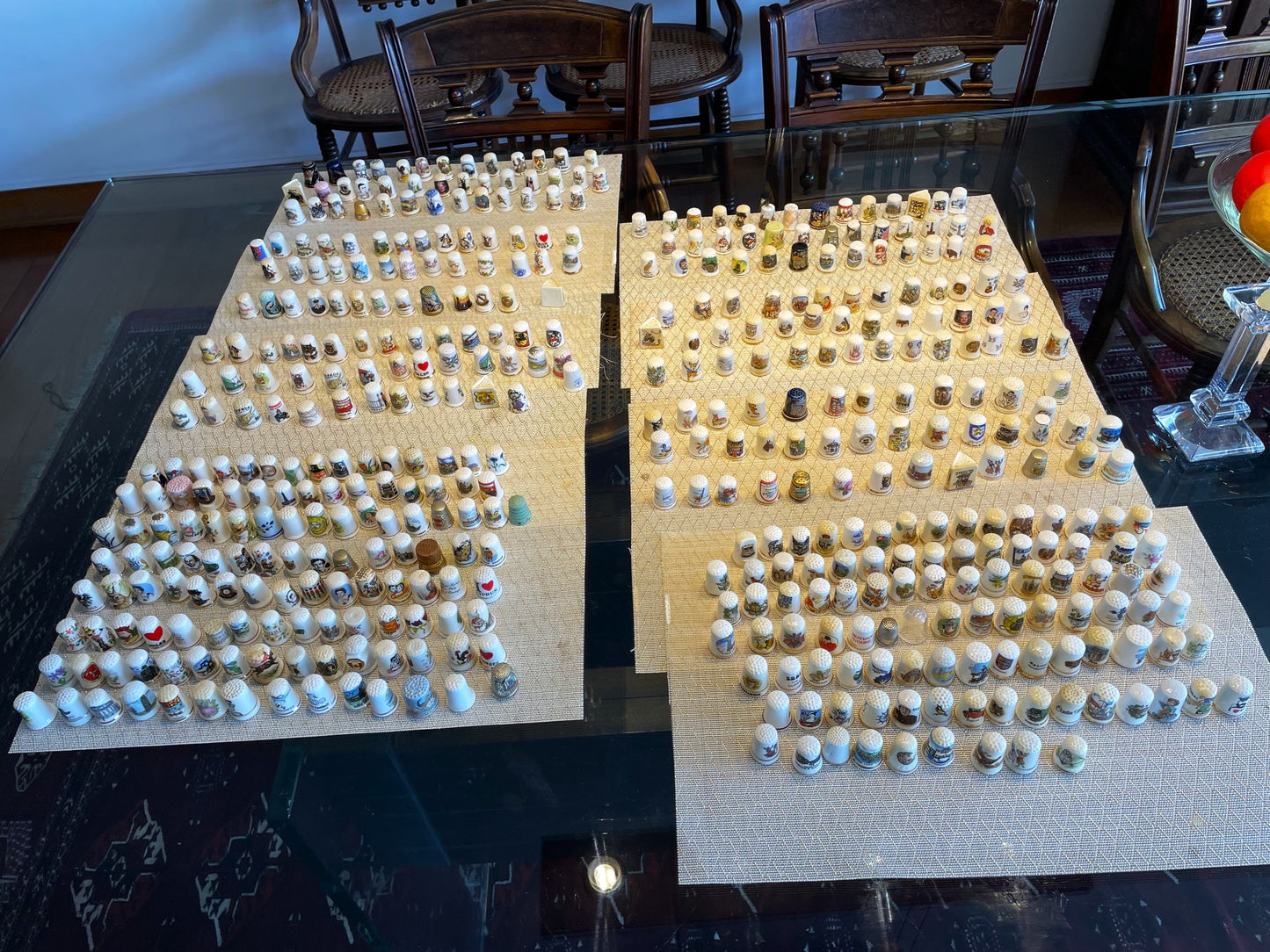 Linda Colección De 40 Dedales Dedal Europeos