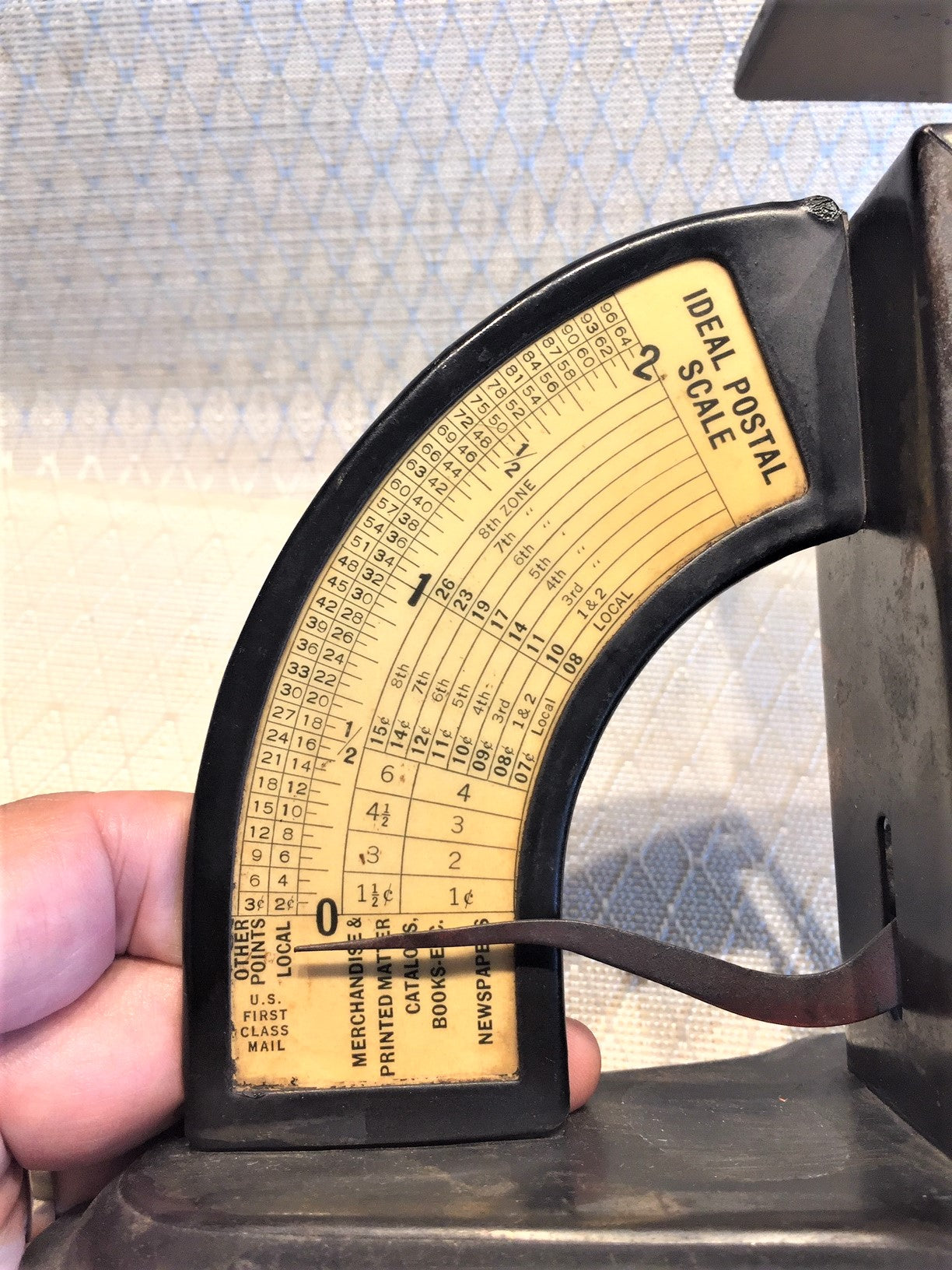 Antigua Pesa Postal Americana Marca Ideal