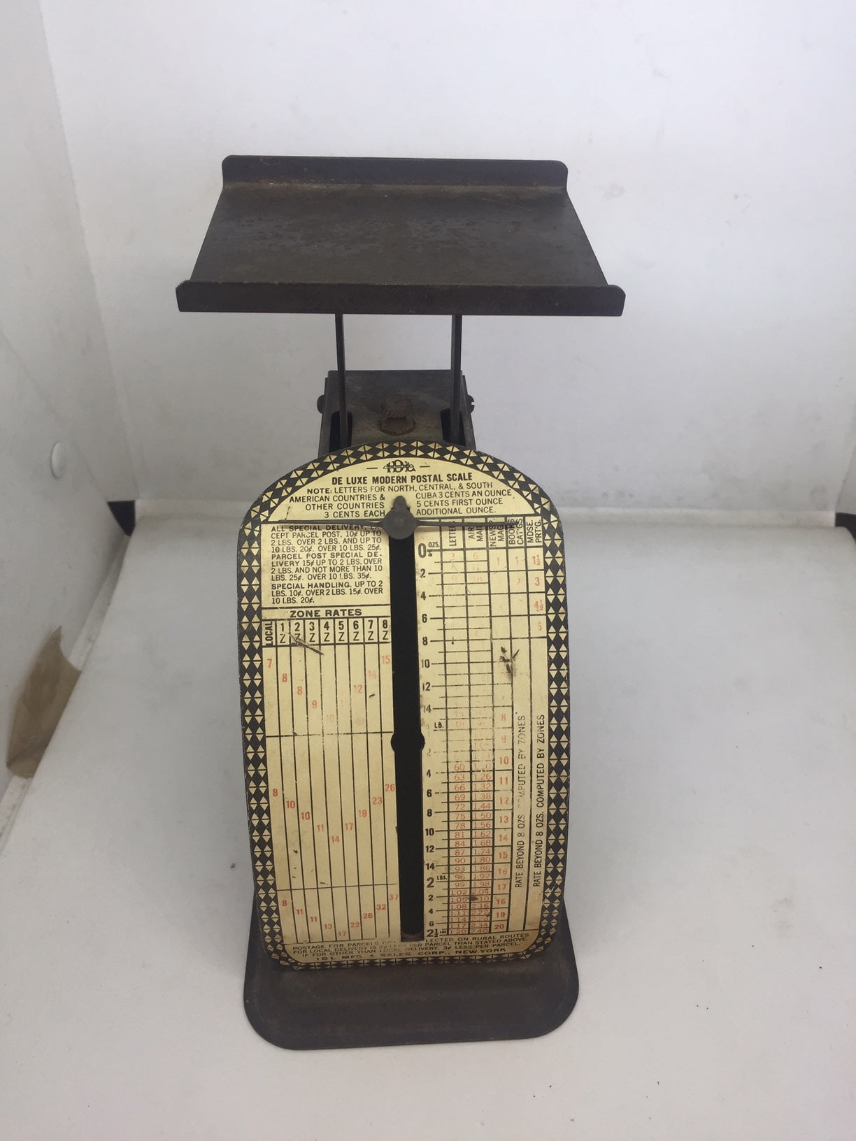 Antigua Pesa Postal Marca Idl De Luxe Usa