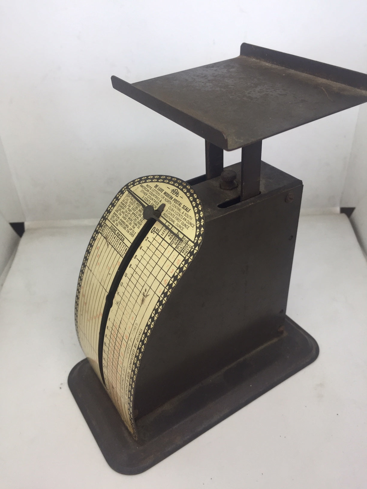 Antigua Pesa Postal Marca Idl De Luxe Usa