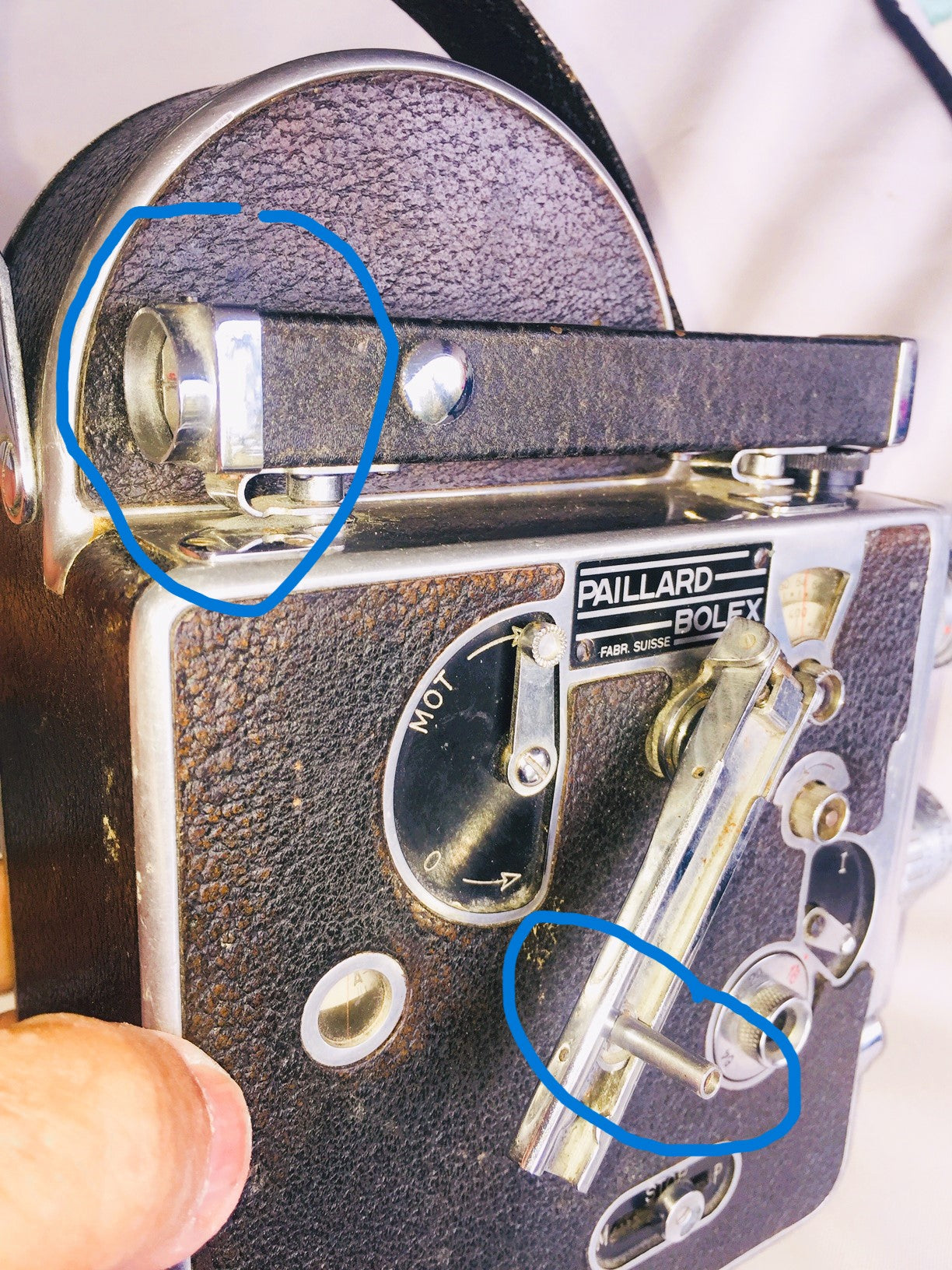 Gran Cámara Filmadora Paillard Bolex Con 3 Lentes Funcionando