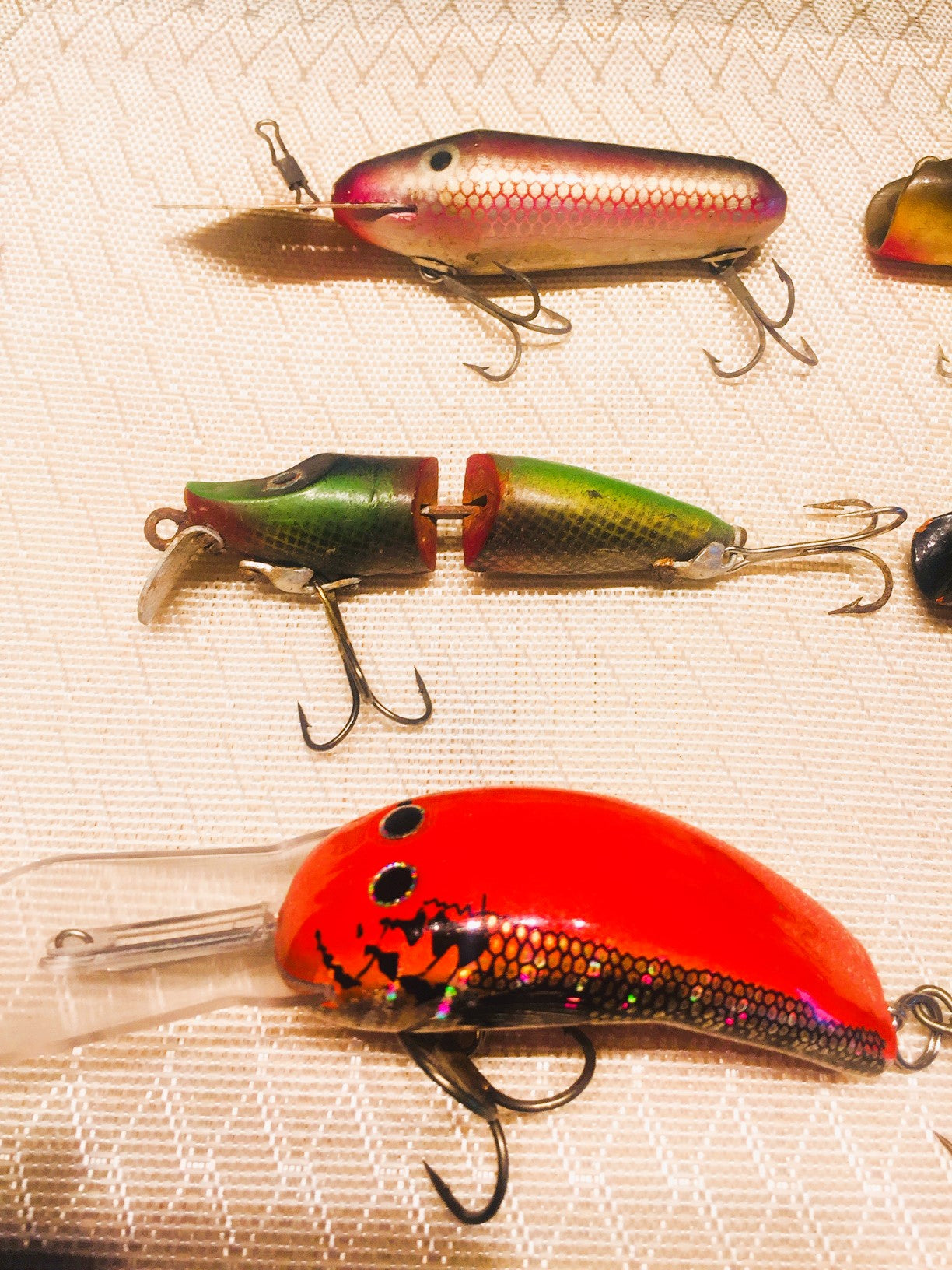 Coleccion De 10 Antiguos Señuelos De Pesca