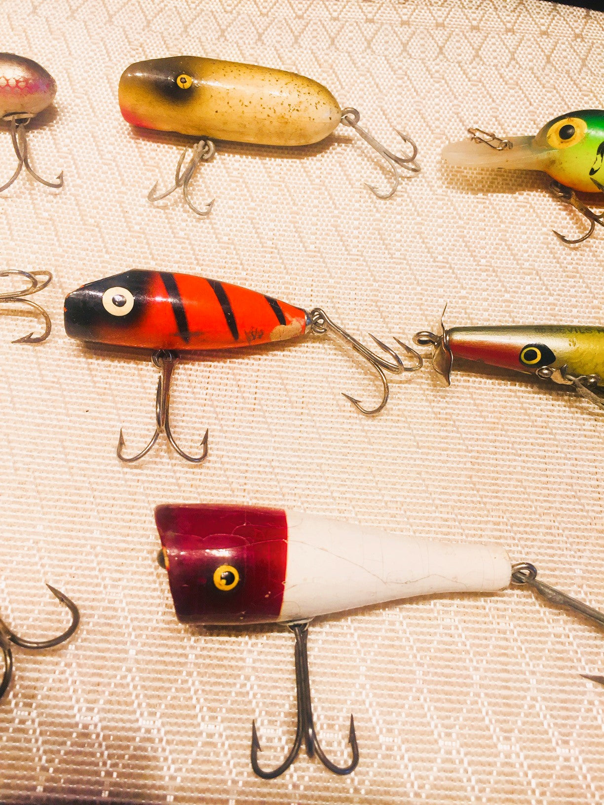 Coleccion De 10 Antiguos Señuelos De Pesca