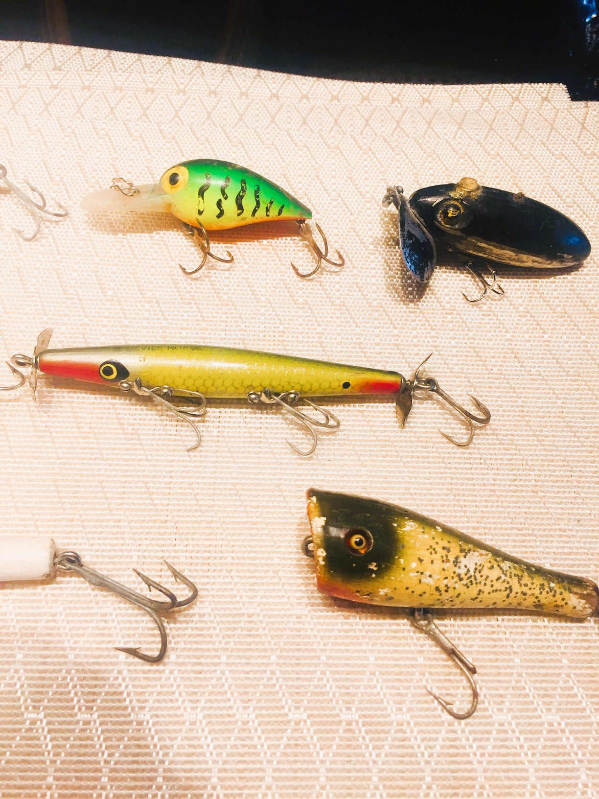 Coleccion De 10 Antiguos Señuelos De Pesca