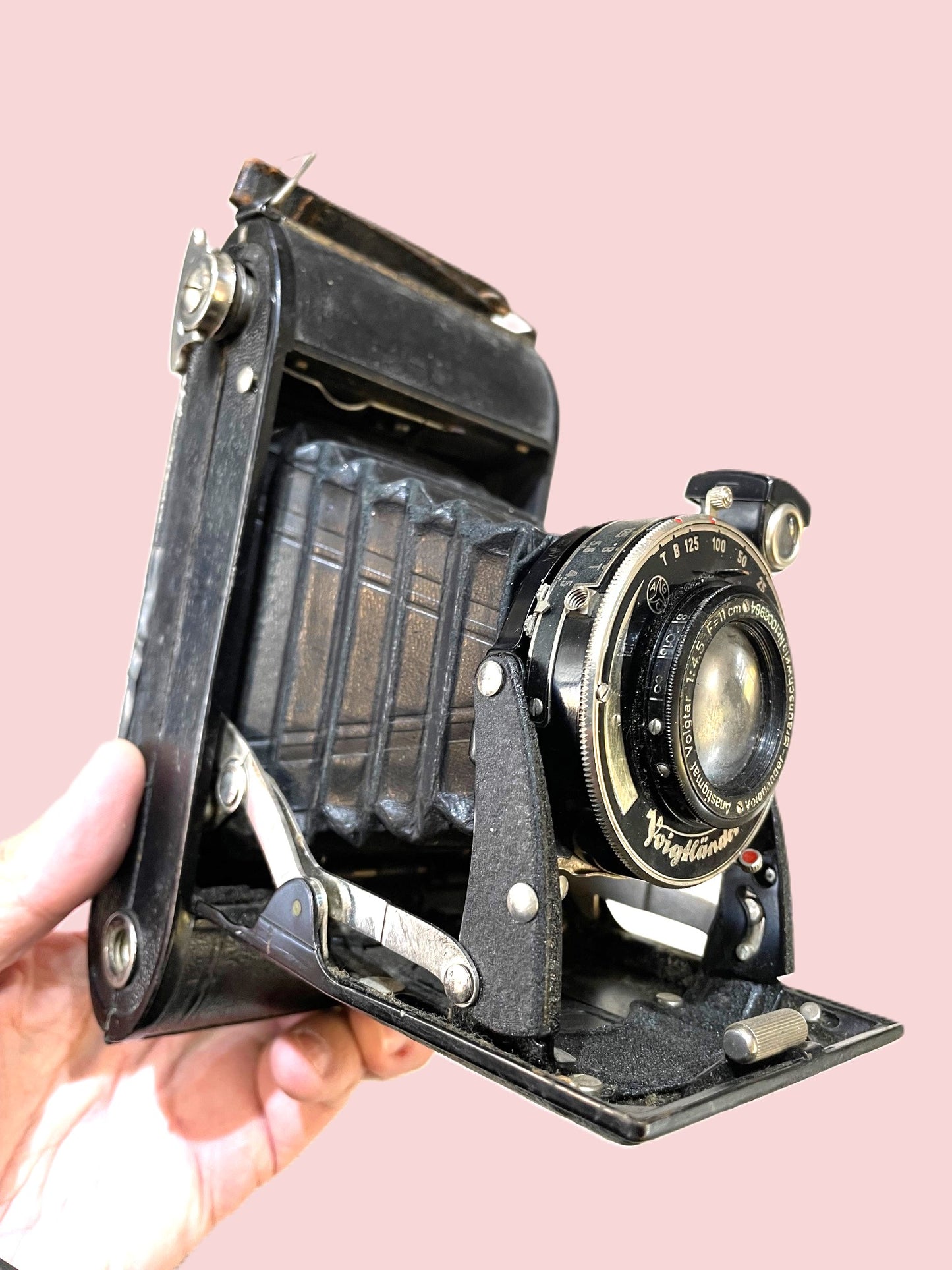 Antiguo Camara Voigtlander Bessa De Fuelle. Para Decoracion