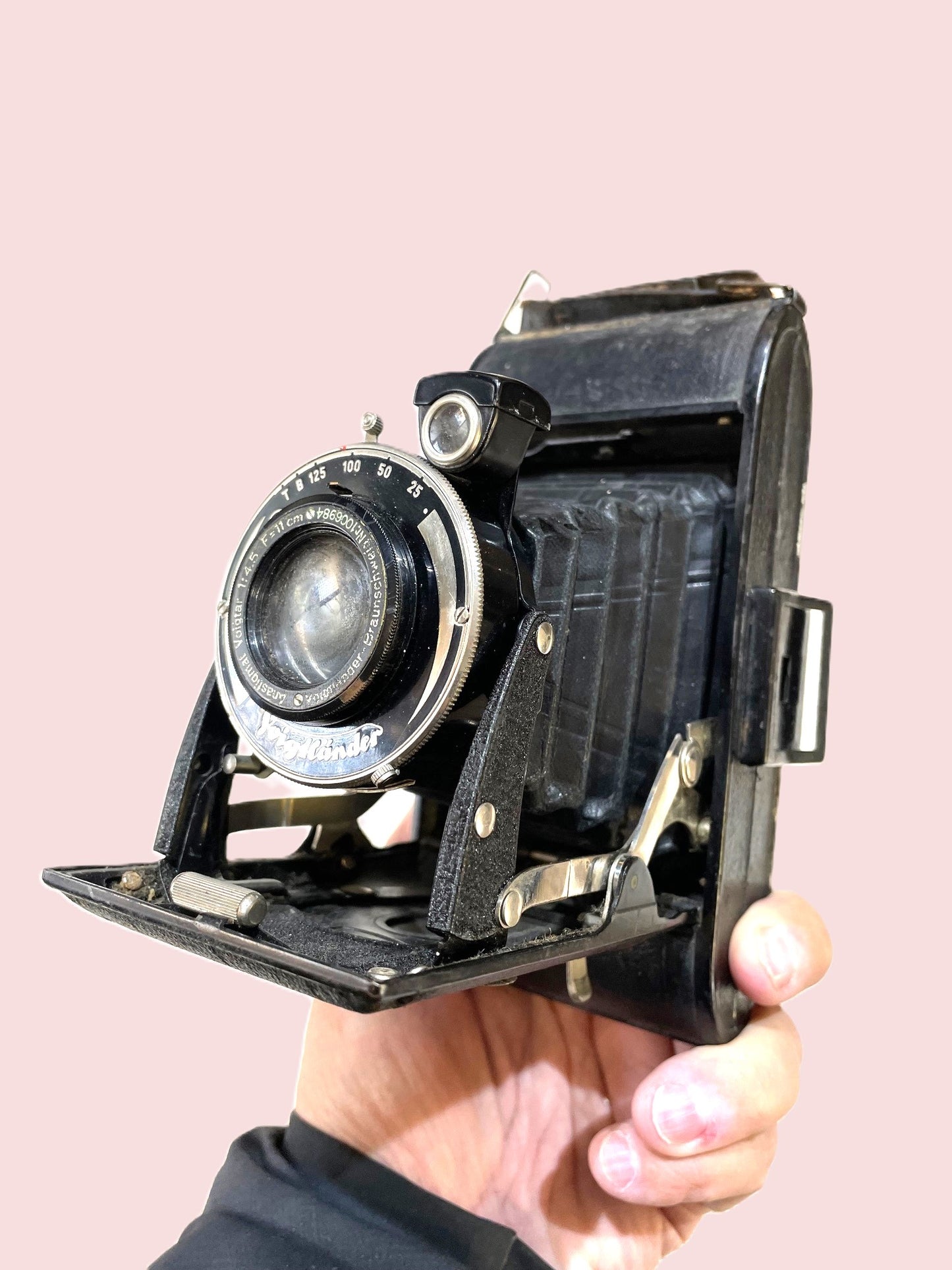 Antiguo Camara Voigtlander Bessa De Fuelle. Para Decoracion