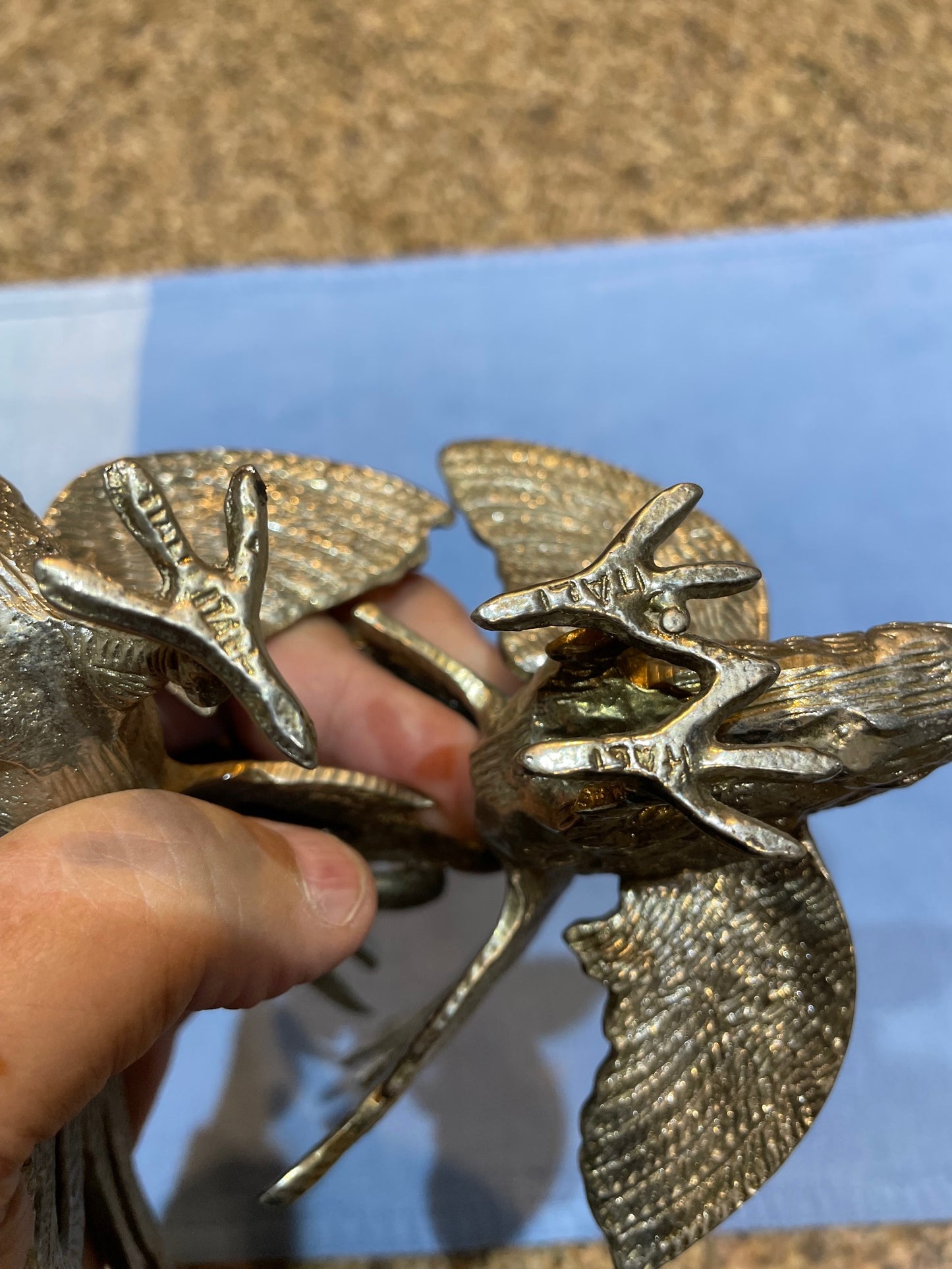 Lindo Par De Gallos De Pelea Plateados Italianos