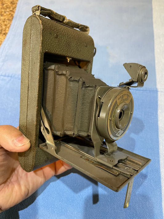 Antigua Y Muy Rara Cámara Fotográfica Agfa Color Gris