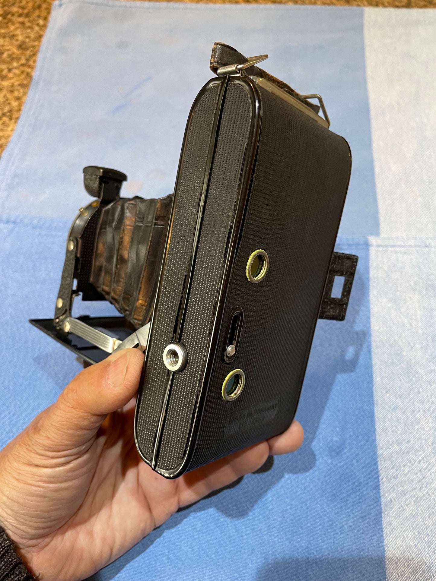 Antigua Cámara Fotográfica De Fuelle Alemana