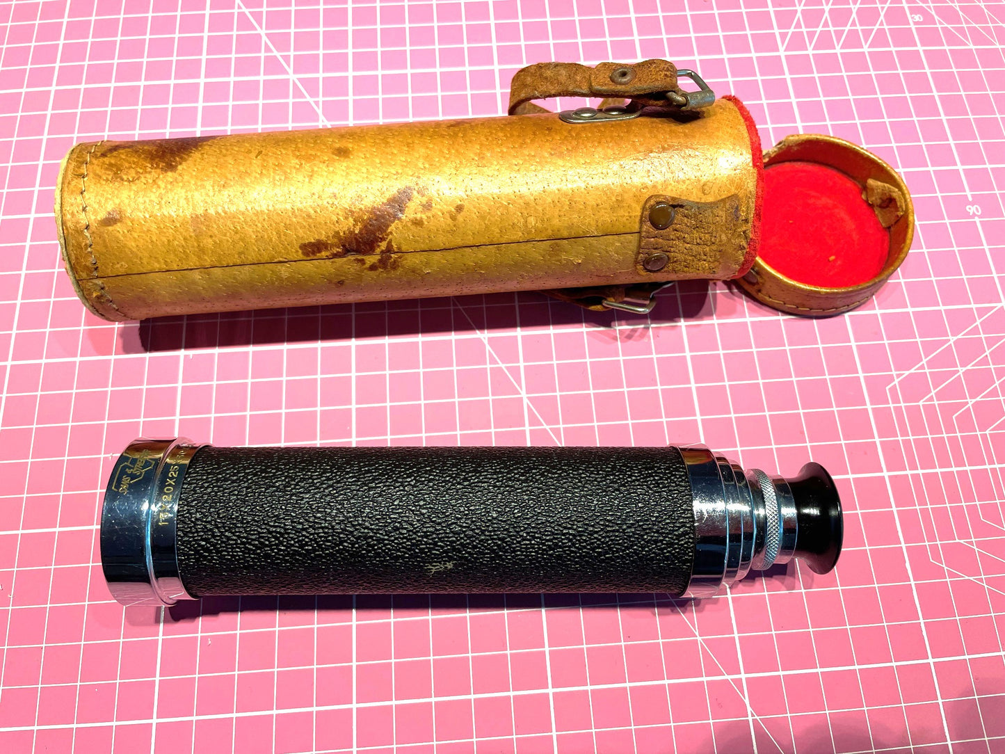 Catalejo O Telescopio Antiguo Sans & Streiffe 40 Cm