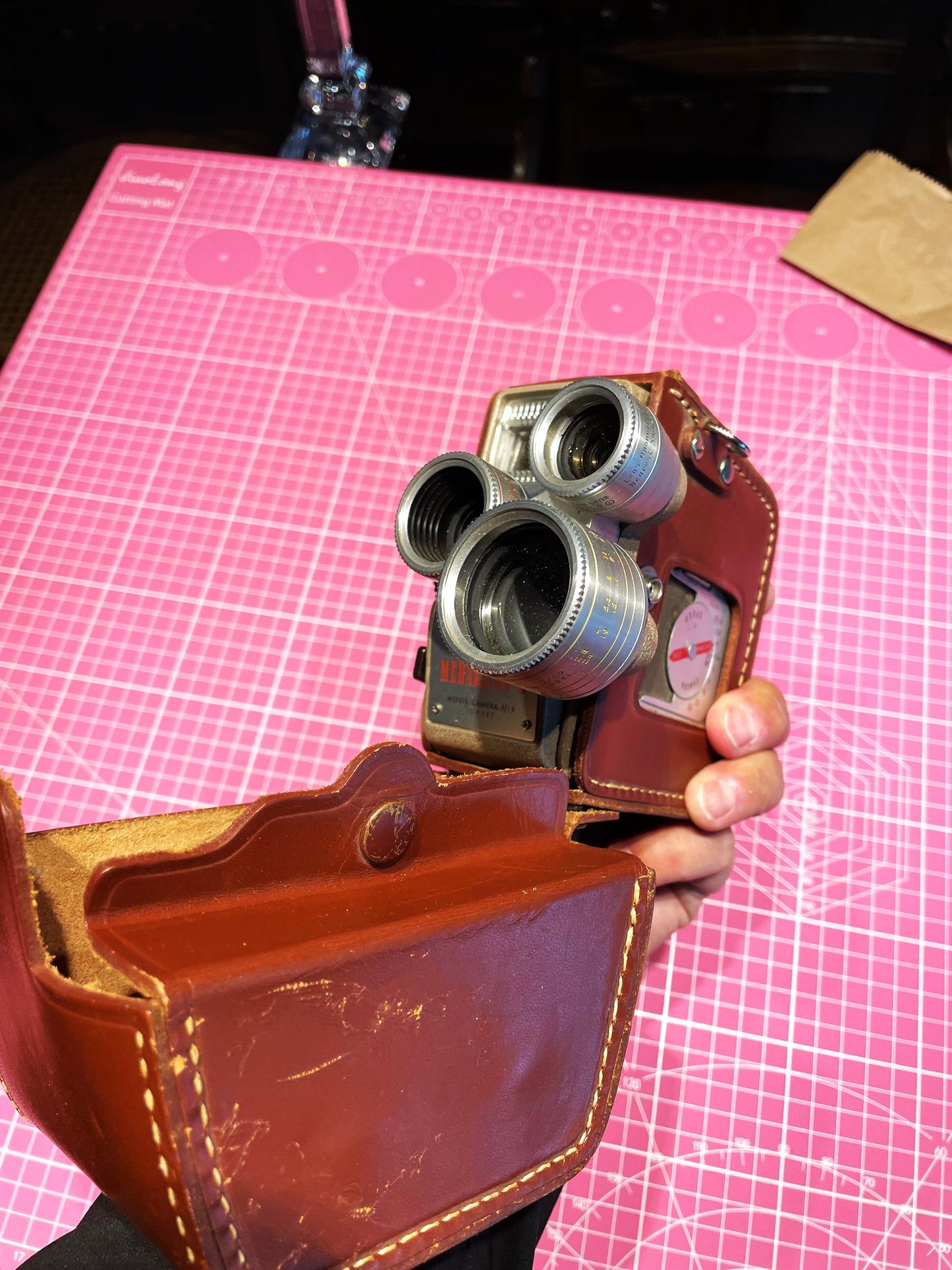 Antigua Cámara Filmadora 8mm Kodak Medallion 8 Con Estuche