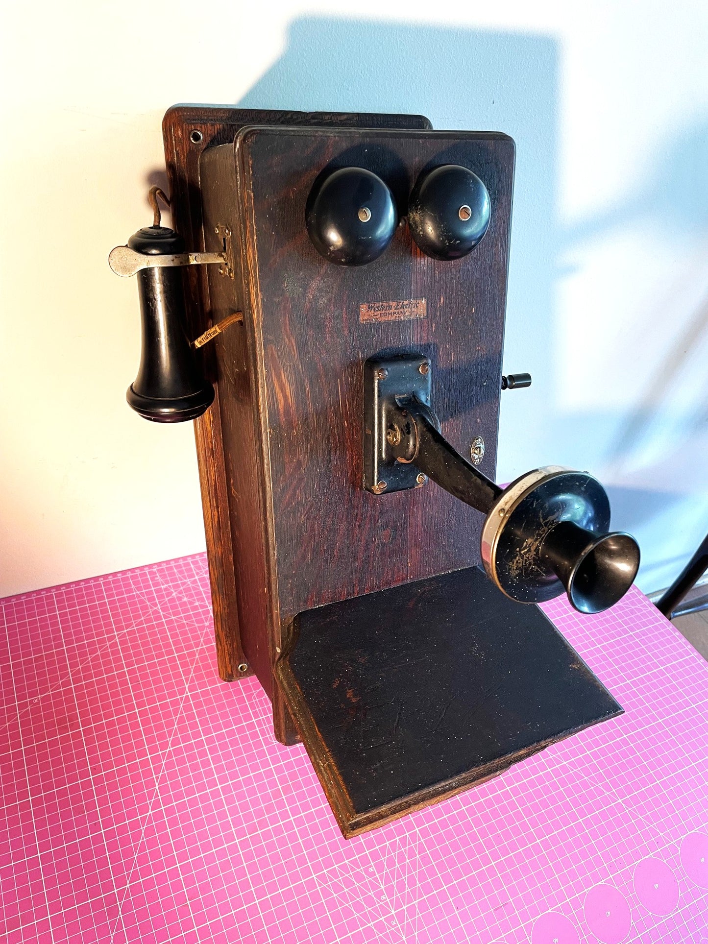 Antiguo Teléfono De Pared Western Electric