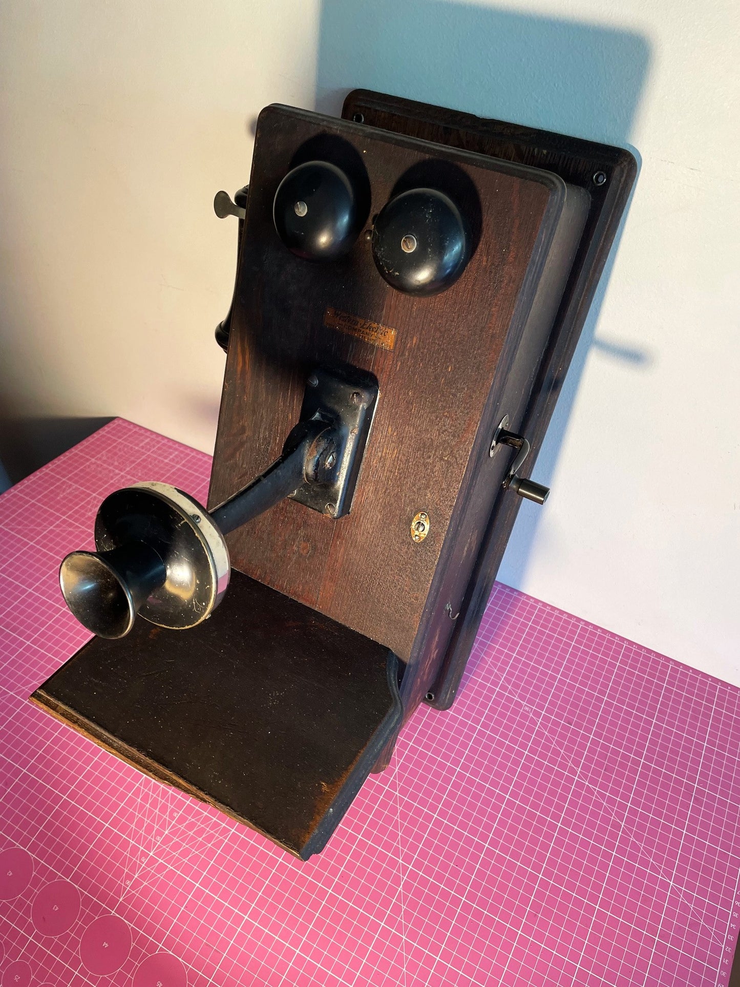 Antiguo Teléfono De Pared Western Electric