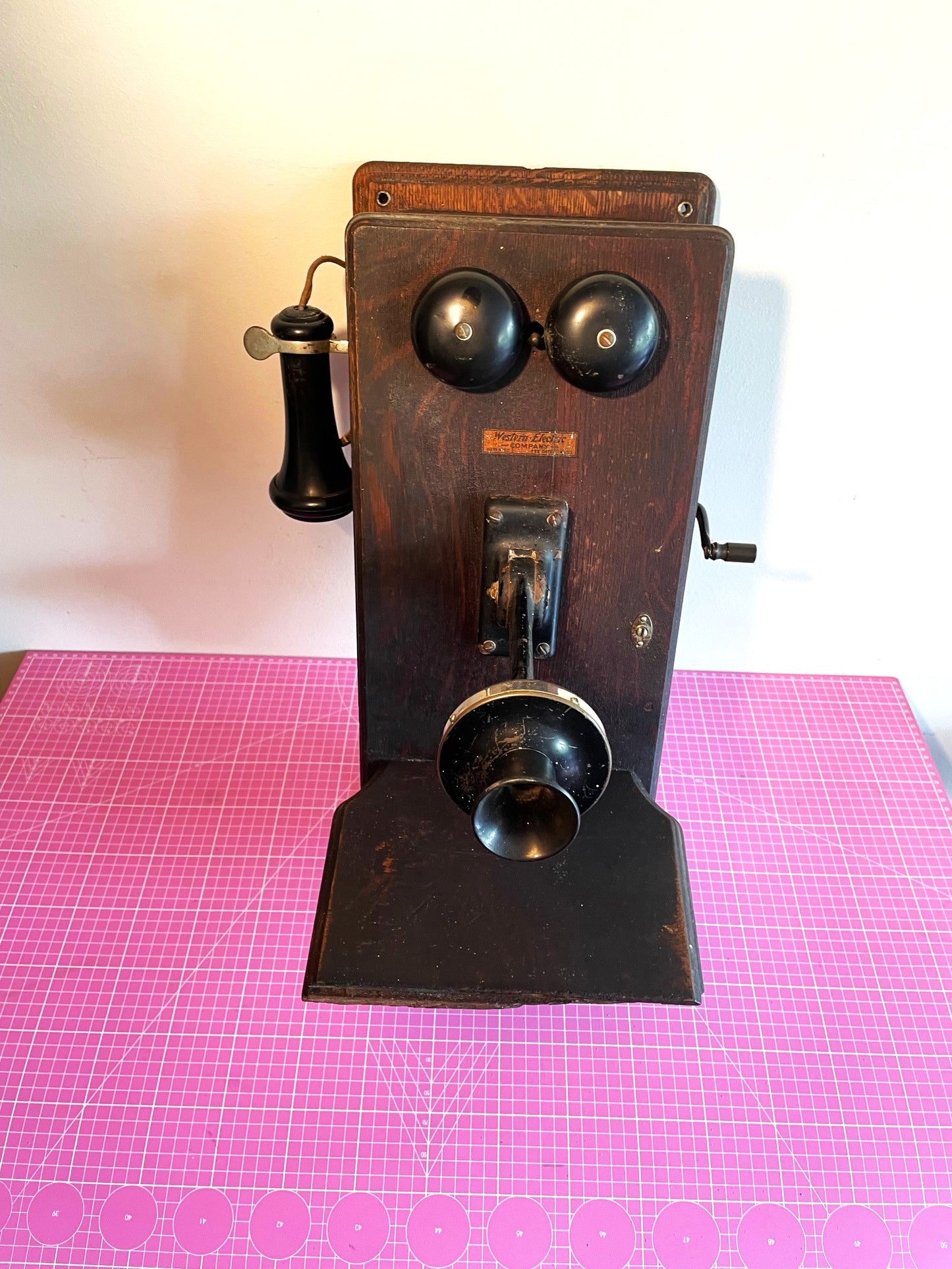 Antiguo Teléfono De Pared Western Electric