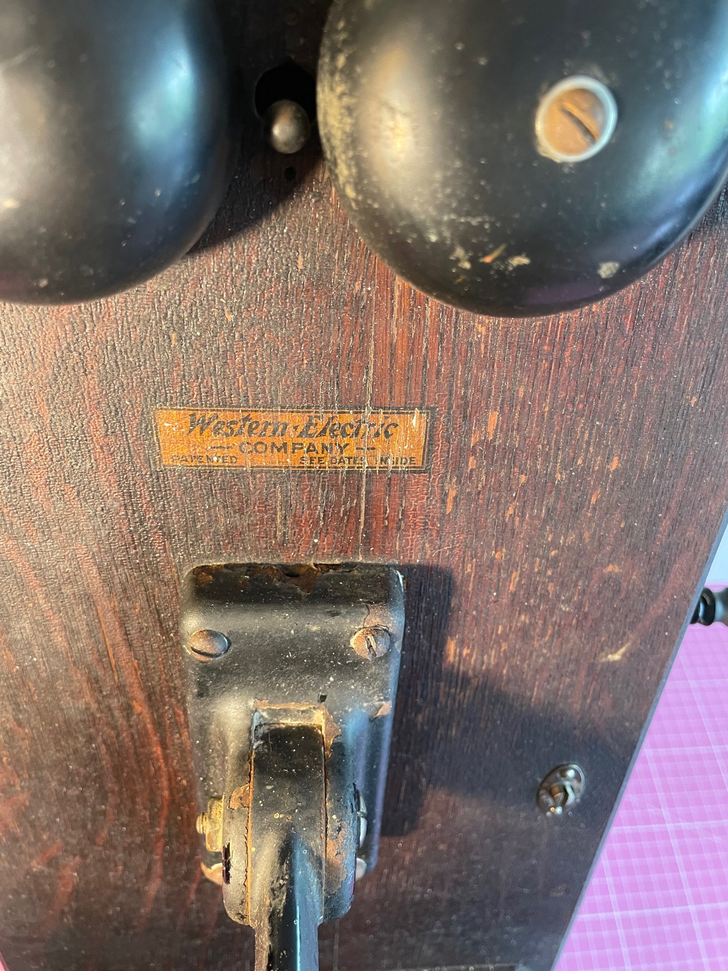 Antiguo Teléfono De Pared Western Electric