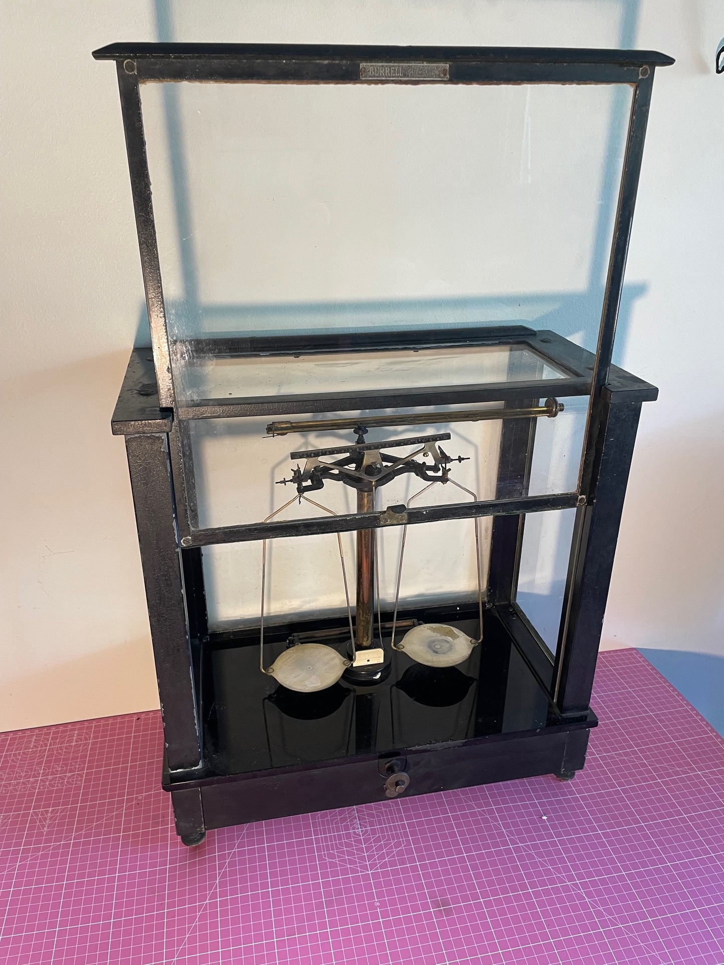 Antigua Gran Pesa Balanza Americana Marca Burrell