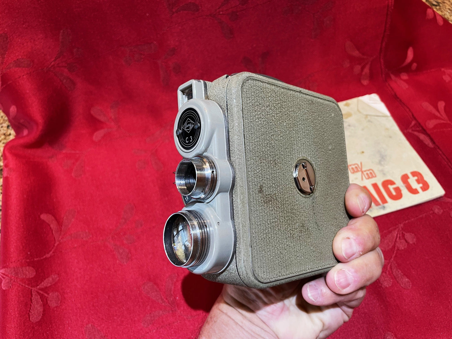Genial Antigua Cámara Filmadora 8mm Eumig C3 Muy Rara