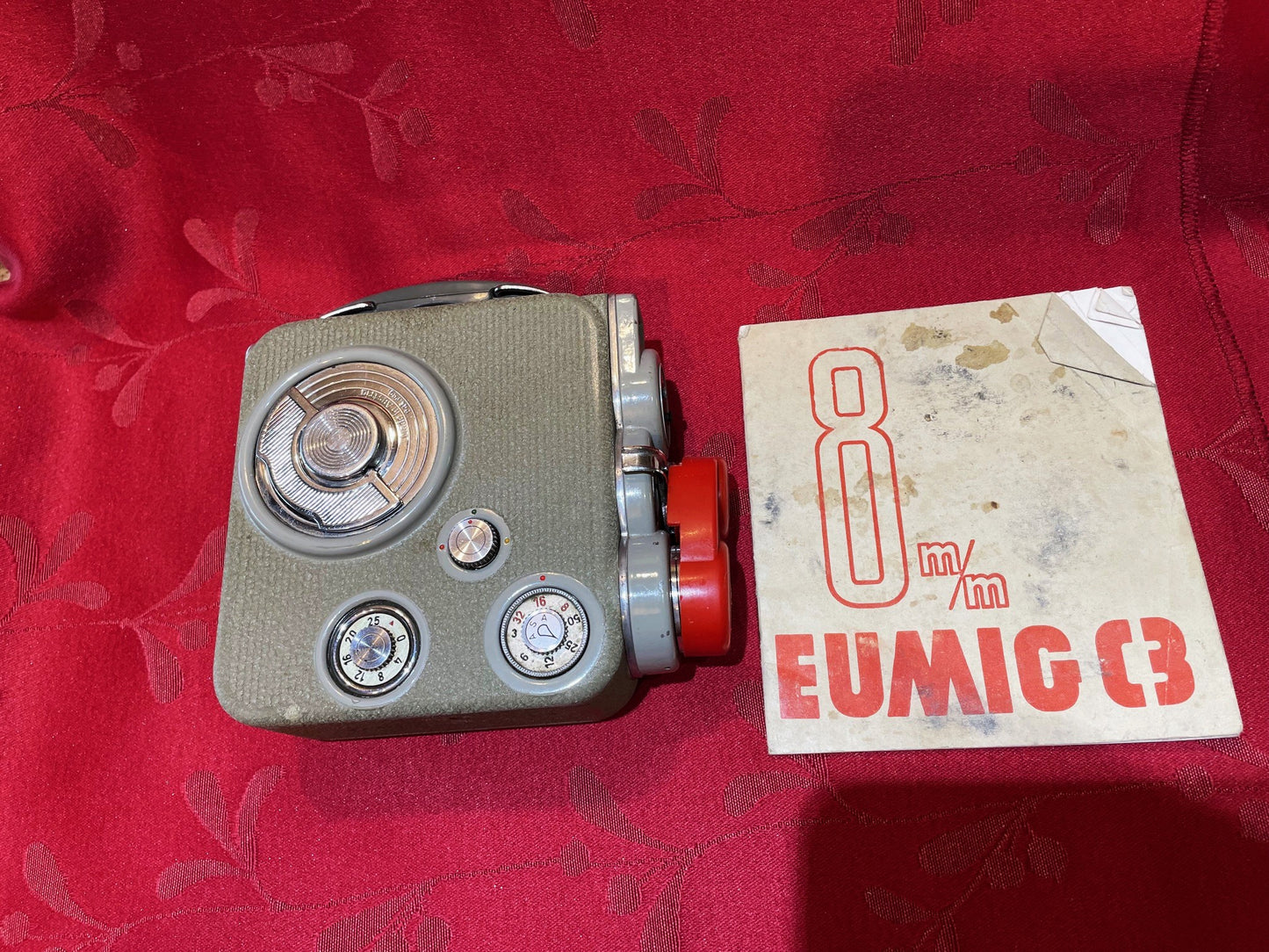 Genial Antigua Cámara Filmadora 8mm Eumig C3 Muy Rara