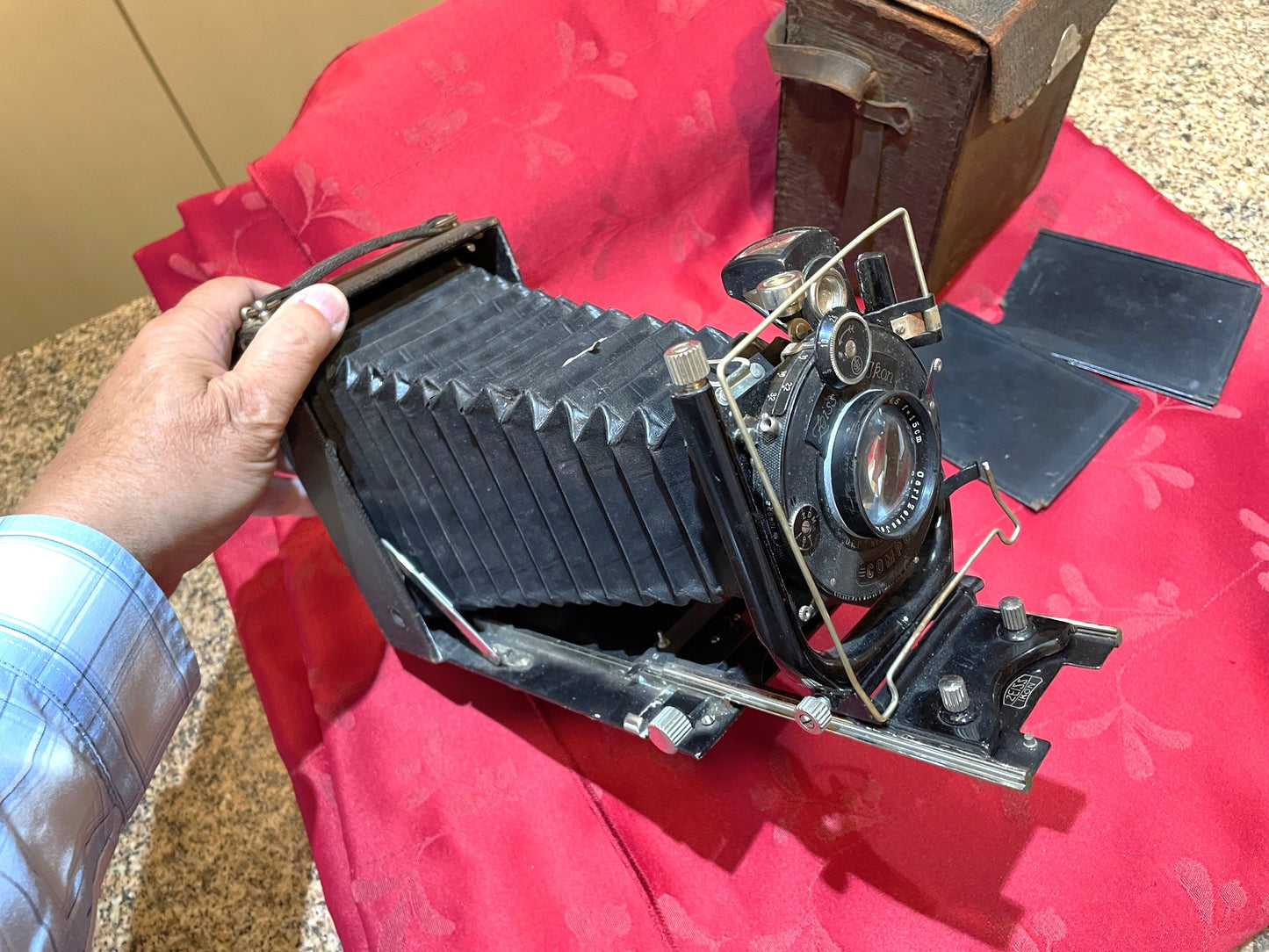 Antigua Cámara Fotográfica Zeiss Ikon Modelo Ideal