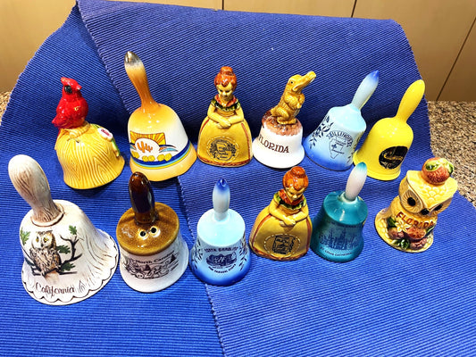 Lote De 12 lindas Campanitas campanas Coleccionables