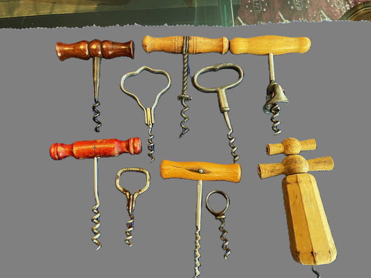 Gran Lote De 10 Sacacorchos De Colección