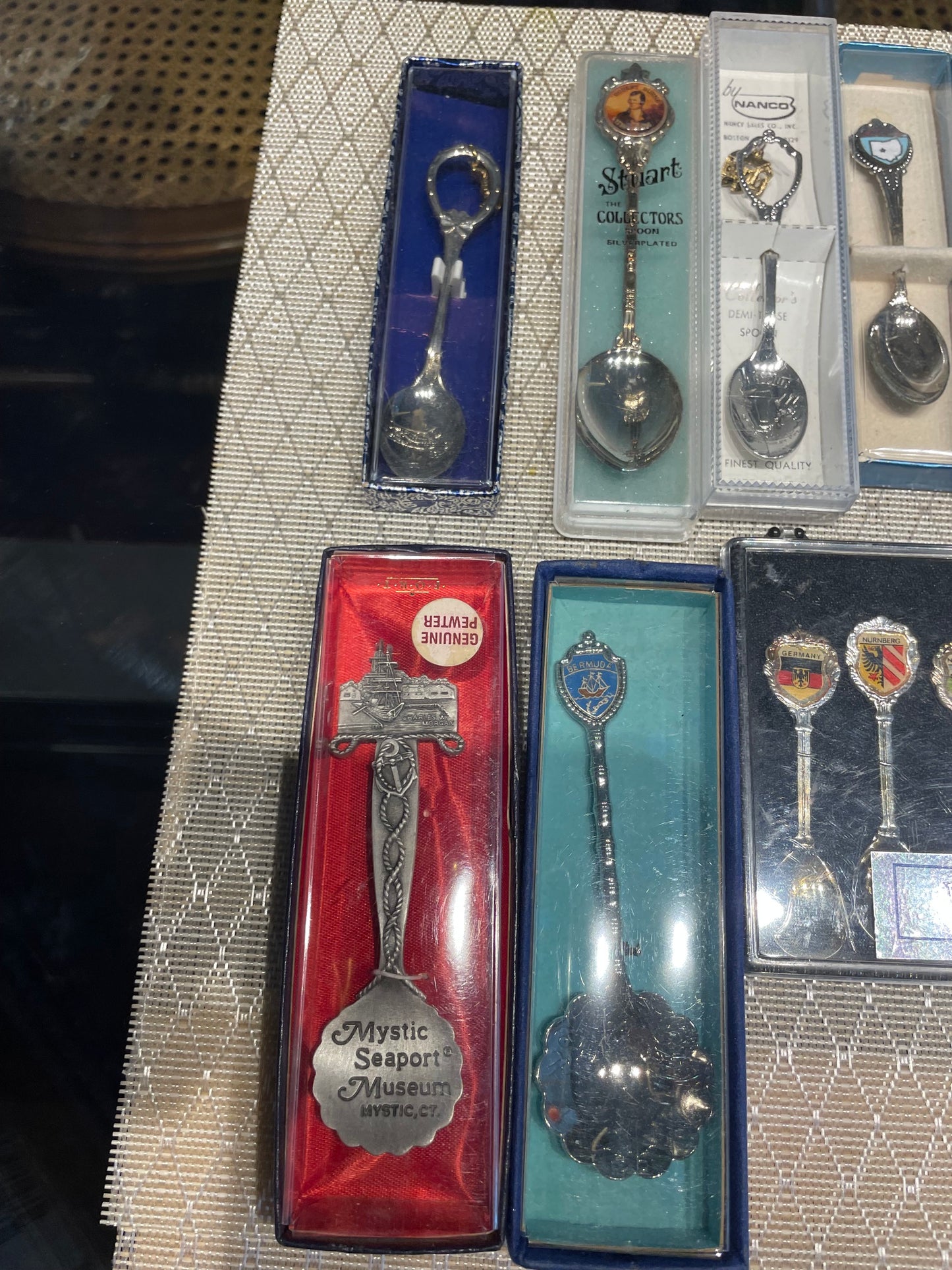 Coleccion De 20 Cucharitas Souvenirs En Sus Cajas Original