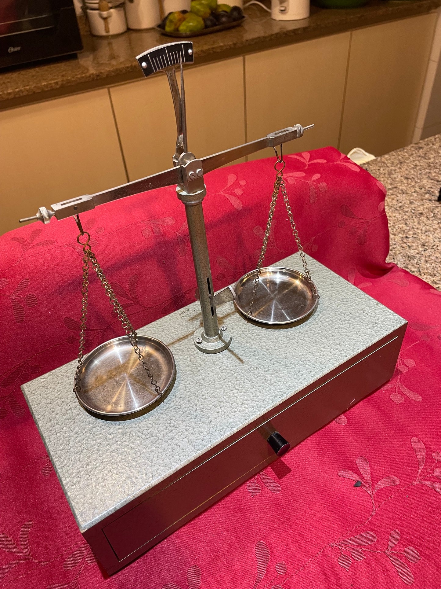 Pesa Balanza De Farmacia O Joyeria Alemana Con Set De Pesas