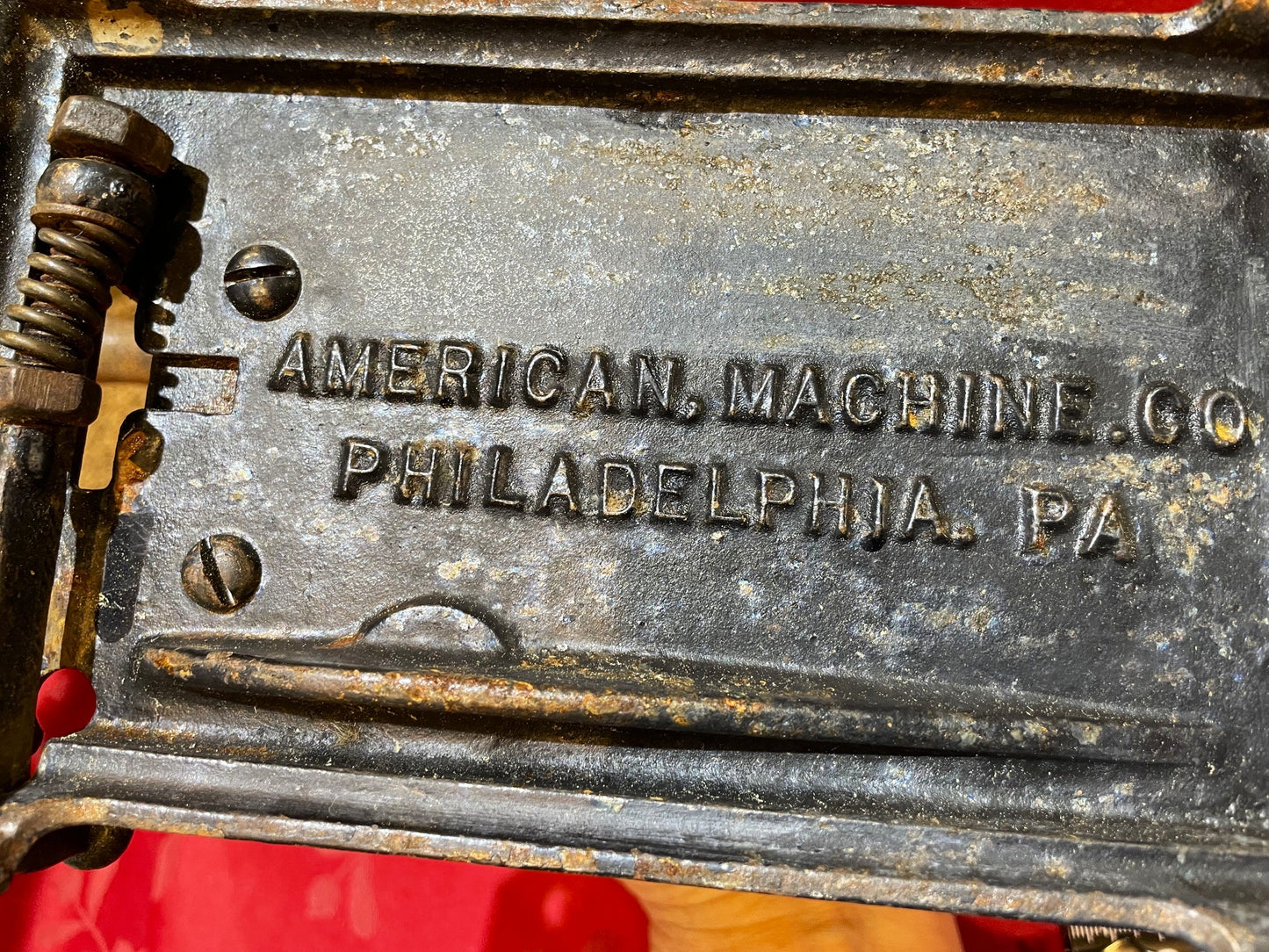 Muy Antigua Curiosa Plisadora Americana 1875