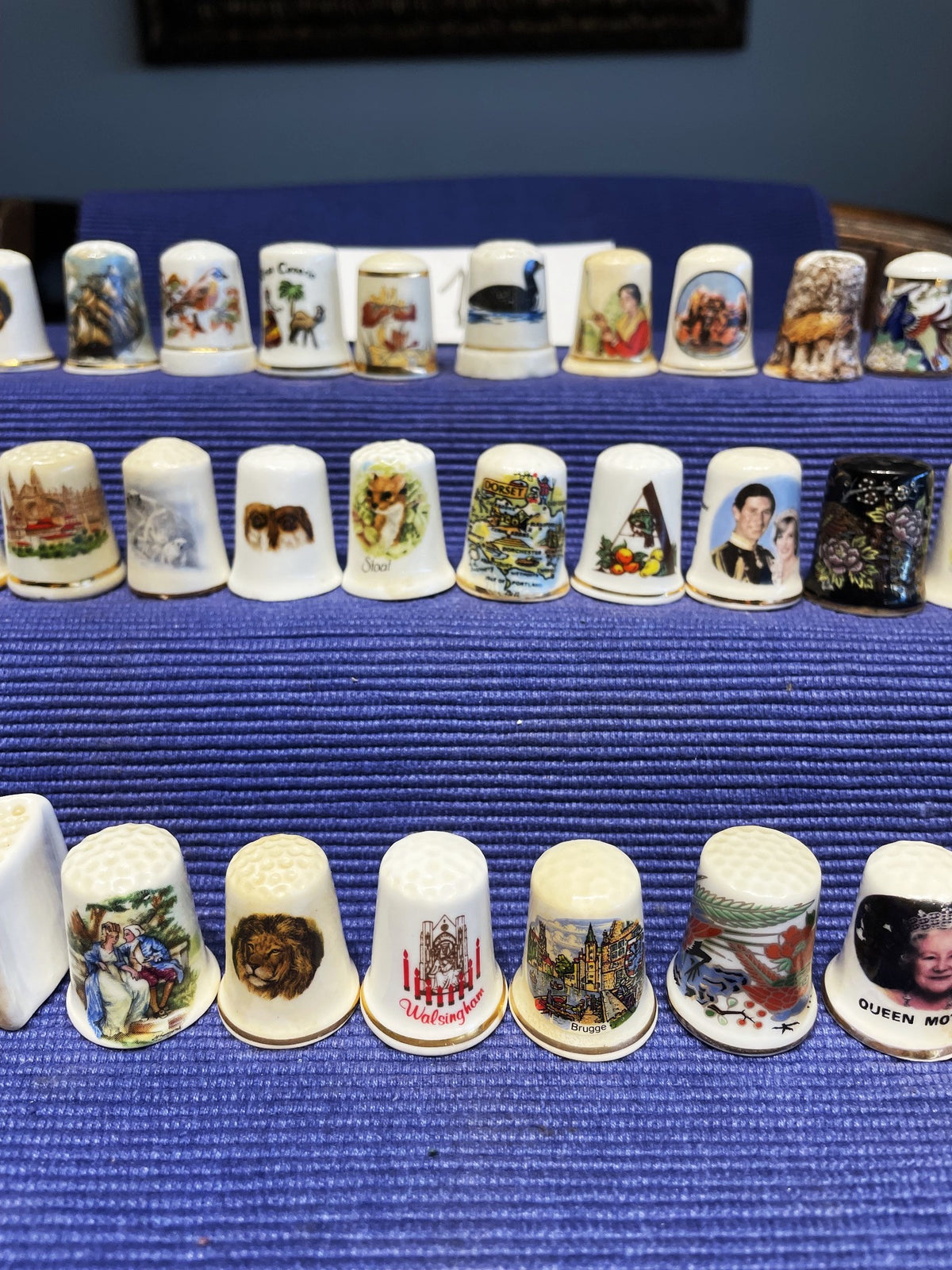 Linda Colección De 40 Dedales Dedal Europeos