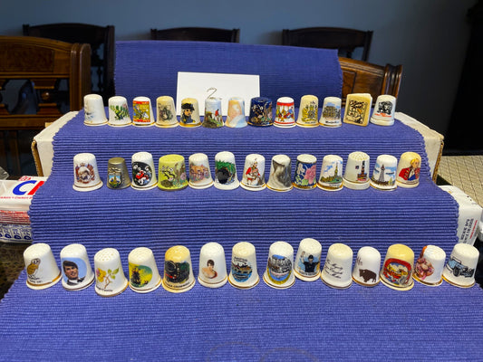 Linda Colección De 40 Dedales Dedal Europeos