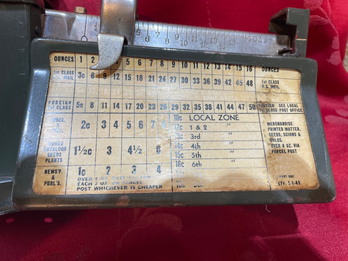 Antigua Pesa Postal Marca Triner Americana Buen Estado