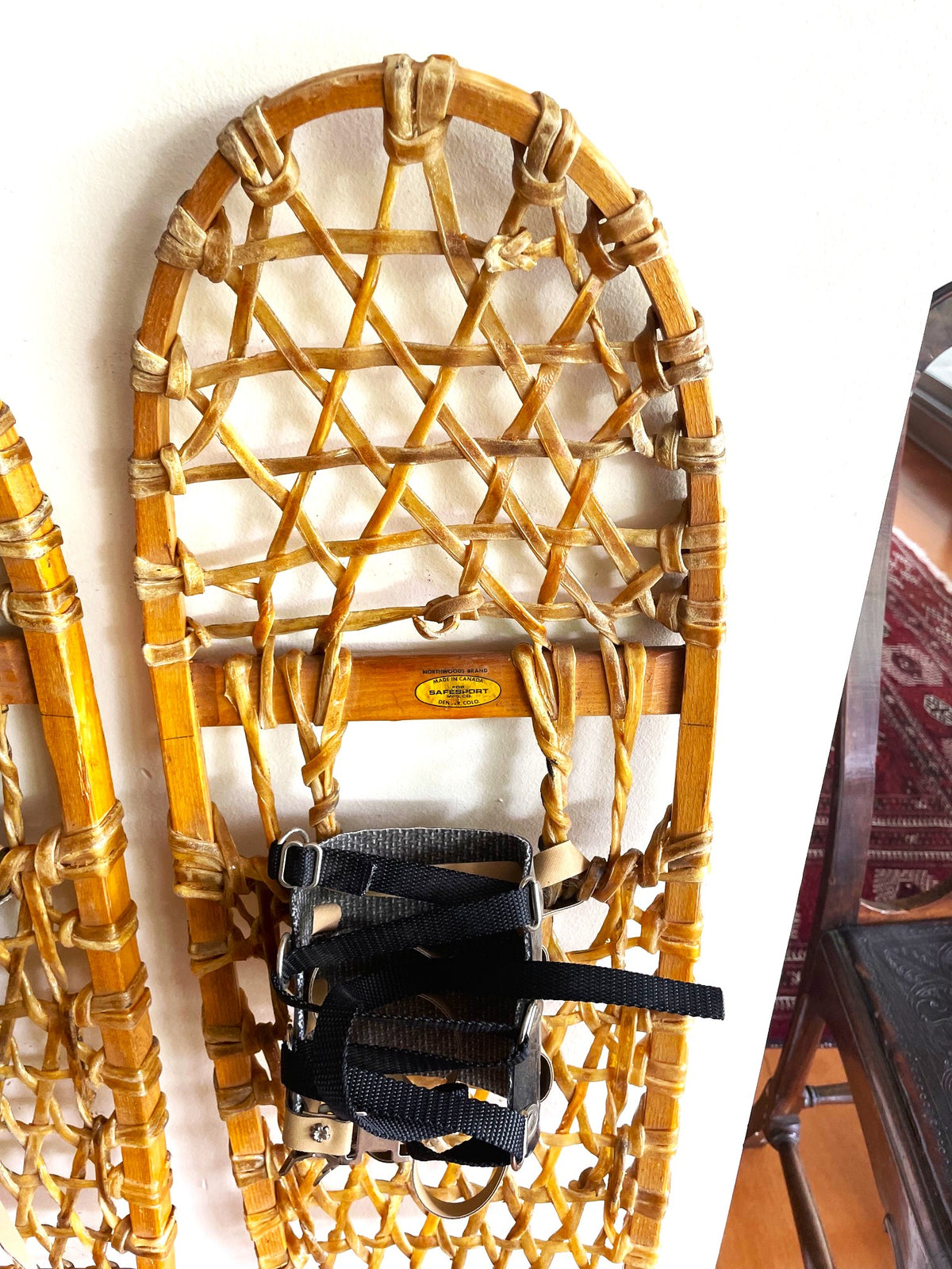 Gran Par De Raquetas Zapatos Para La Nieve 118 Cm Impecables