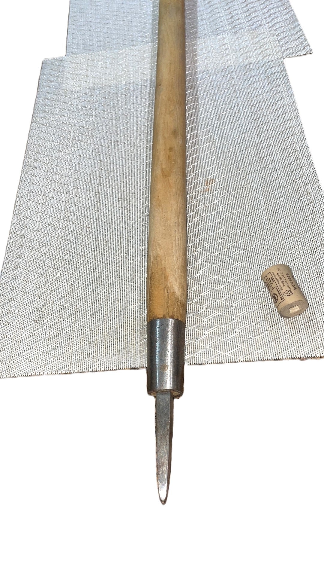 Antiguo Piolet De Marcha De Madera Camp Interalp 85 Cm